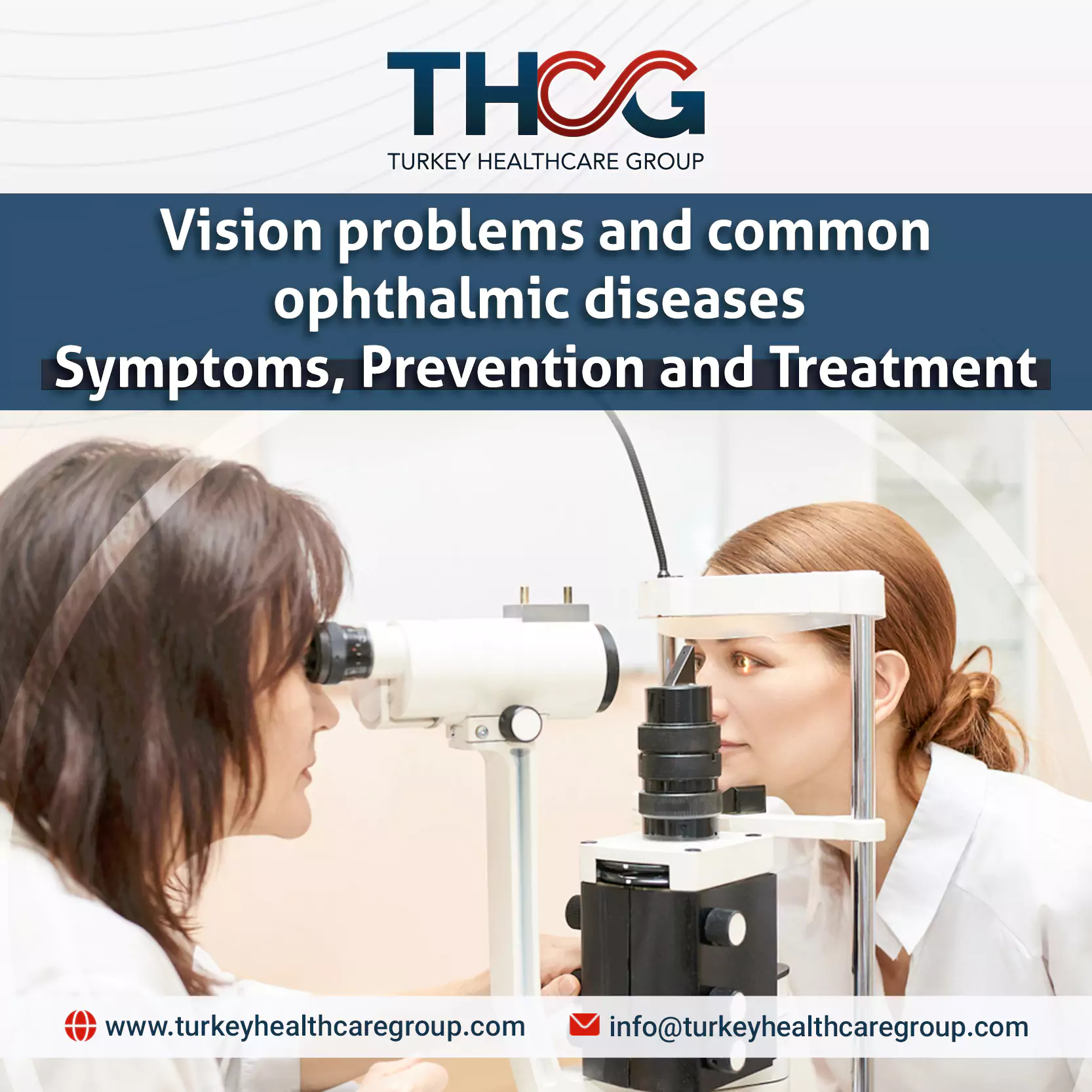 Vision problems and common ophthalmic diseases